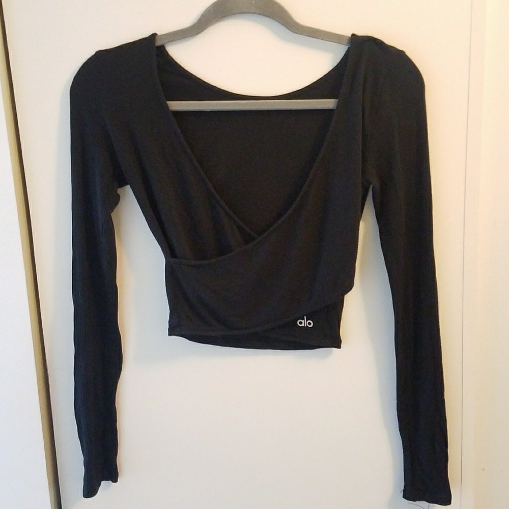 Alo long sleeve crop top